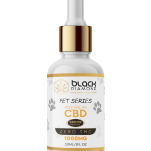 Pet Bacon Flavor CBD Oil Drops 1000mg Premium Isolate